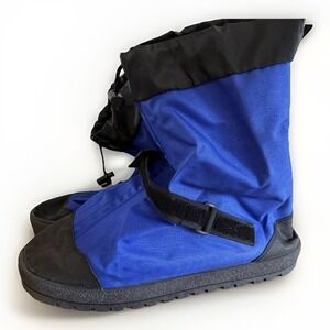 NWT NEOS Villager Performance Overshoes XL Black Cobalt Waterproof Boot Covers